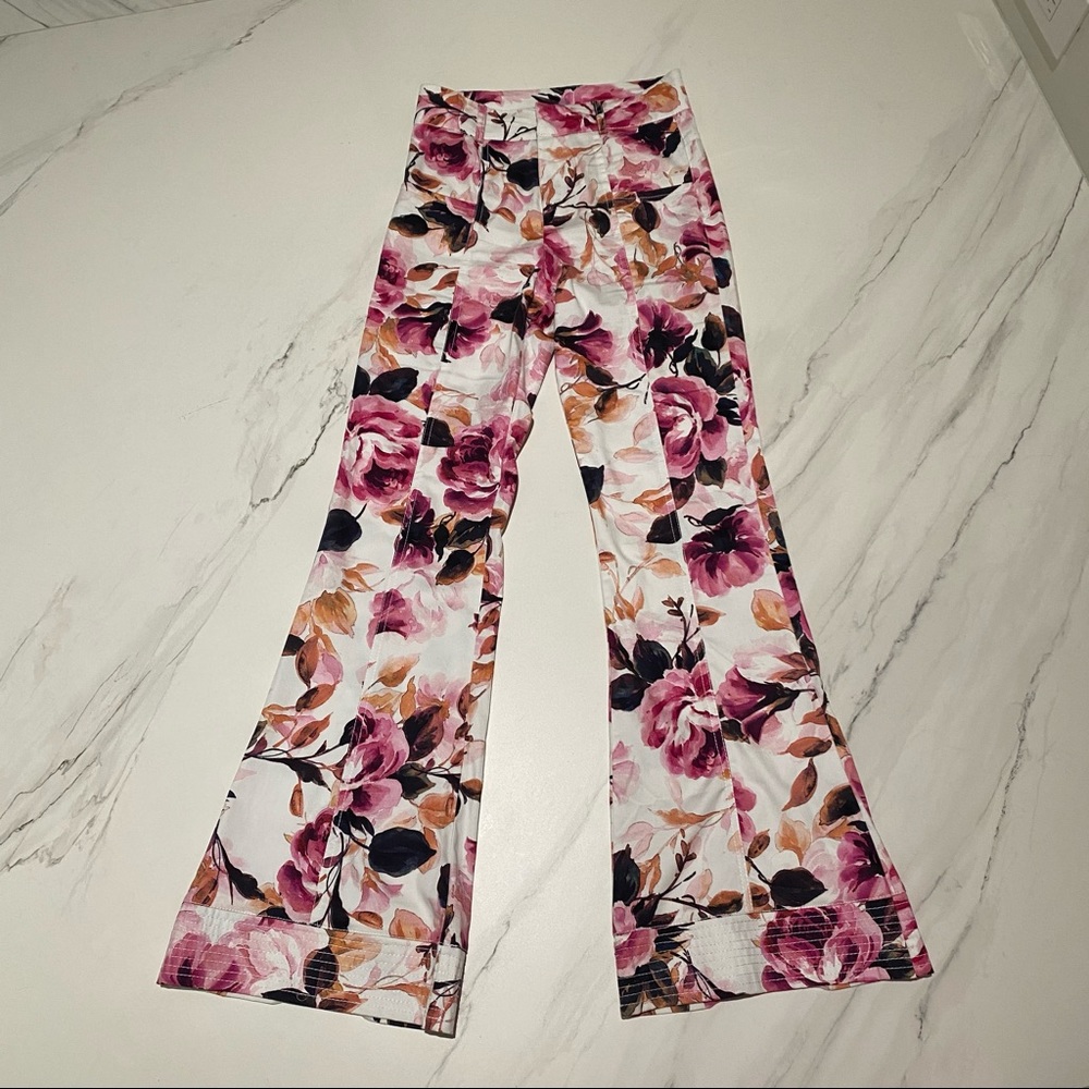 Floral Flare Pants